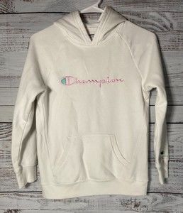 Girl's Champion Logo Hoodie